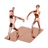 1 пара прочных металлических подставок для книг Kungfu Man, настольные подставки для книг, книжные полки для украшения кабинета, офиса, общежития