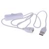 1Pcs 1M Usb Cable With Switch On/Off Cable Extension Toggle For Usb Lamp Usb Fan