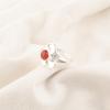 Carnelian Gemstone Jewelry, 925 Solid Sterling Silver Ring, Handmade Dazzling Silver Ring Jewelry For Thanksgiving Gift