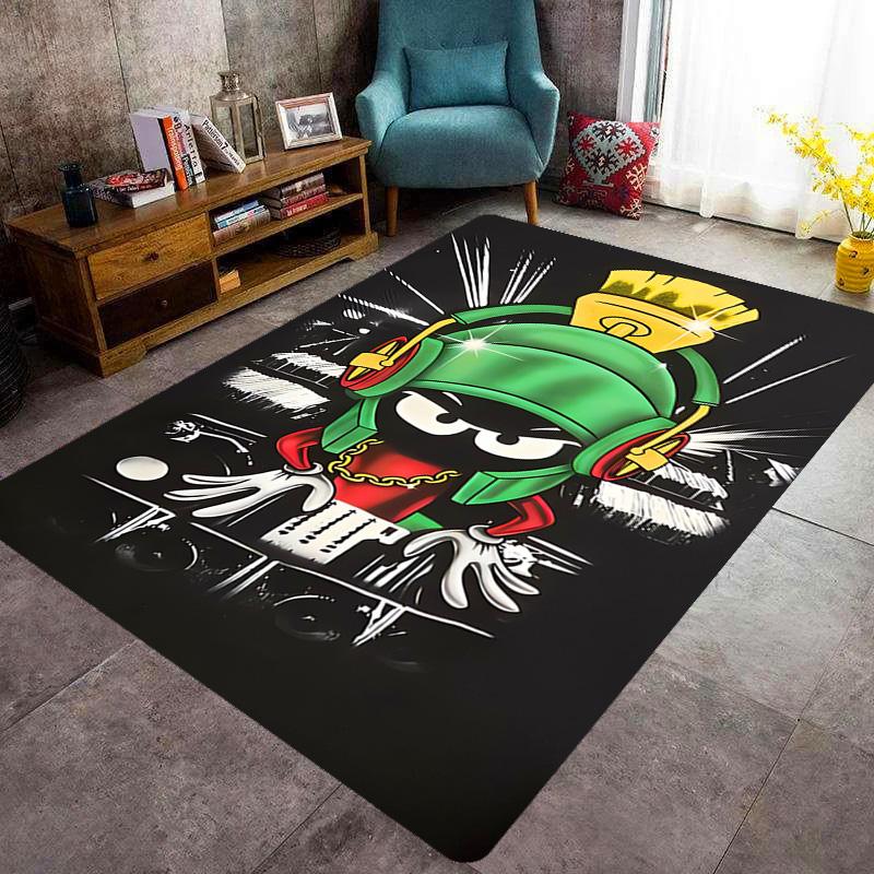 Marvin Martian DJ Funk carpet Living room and bedroom mats floor mats Christmas gifts Room Bathroom mat