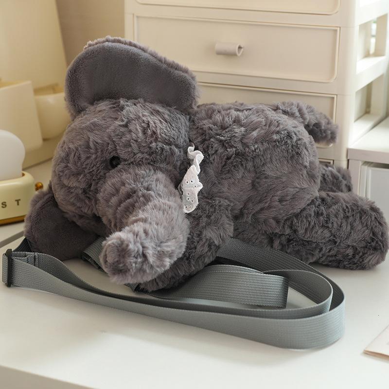 Spring plush backpack children's bear bag girls travel pink rabbit backpack birthday gift