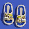 Children's slippers with a capybara design, comfortable for boys, summer cartoon cute non-slip indoor bathing soft-soled sandals