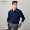 Comon Boca Мужской свитер из 100% кашемира в стиле business casual