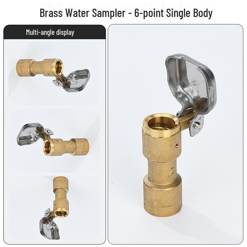 All-Copper Explosion-Proof 6-Point 1-Inch Quick Water Collector for Garden Irrigation