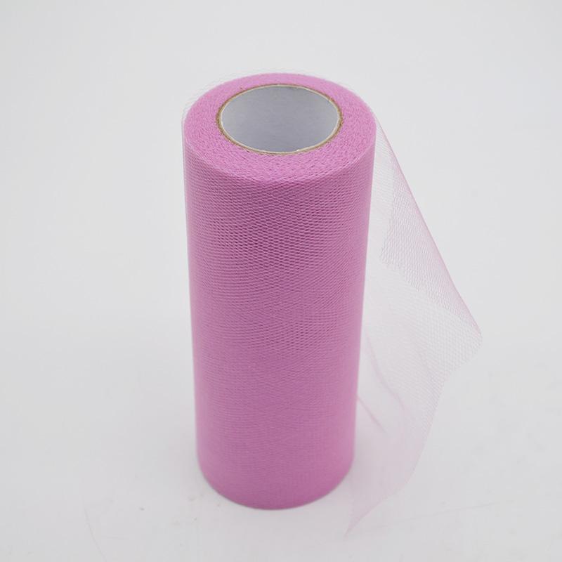 25 ярдов/партия 6 дюймов рулон тюля для свадебного украшения пачка катушка ремесло день рождения вечеринка детский душ свадебный декор принадлежности
