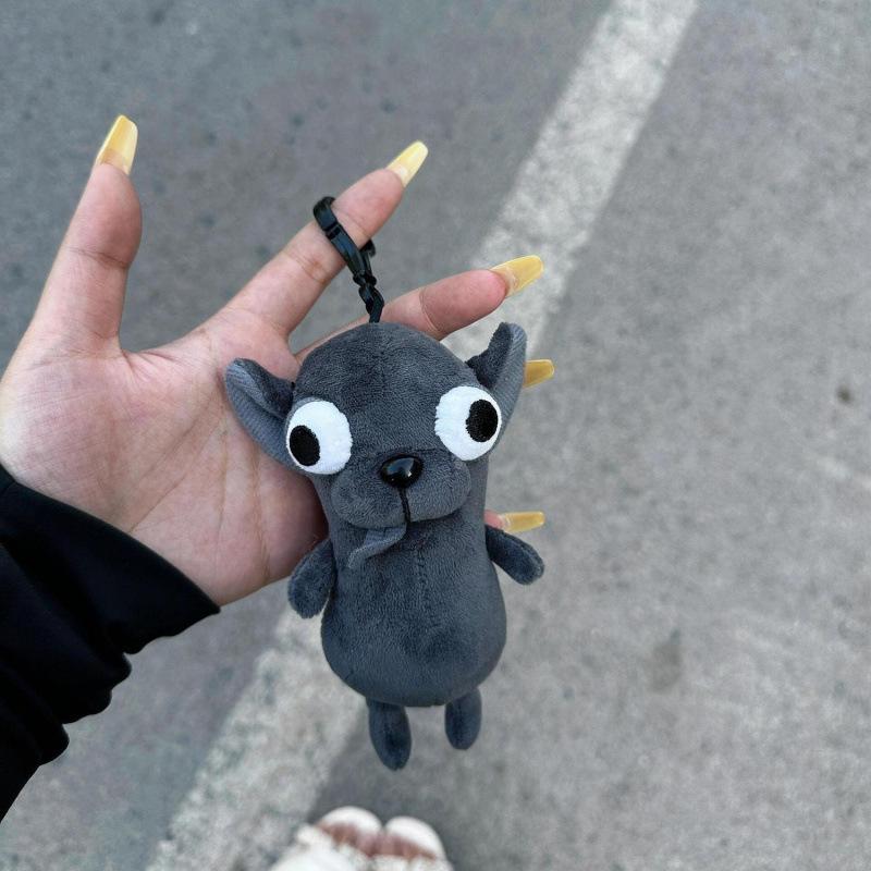 Забавная Плюшевая Игрушка Чихуахуа Брелок Подвеска Щенок Питомец Набитая Кукла Чихуахуа Странный Очаровательный Реалистичный Плюшевый Чихуахуа Друг Подарок