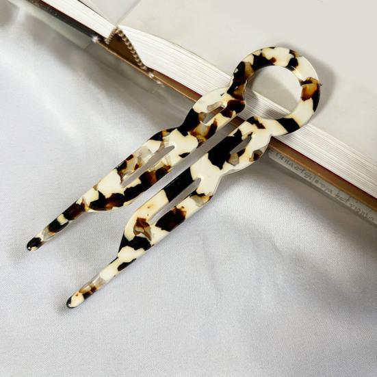 3 шт. ацетатная U-образная заколка для волос, легкая, нескользящая, длинная, густая, для волос, французская заколка для волос, аксессуары для волос для женщин и девочек