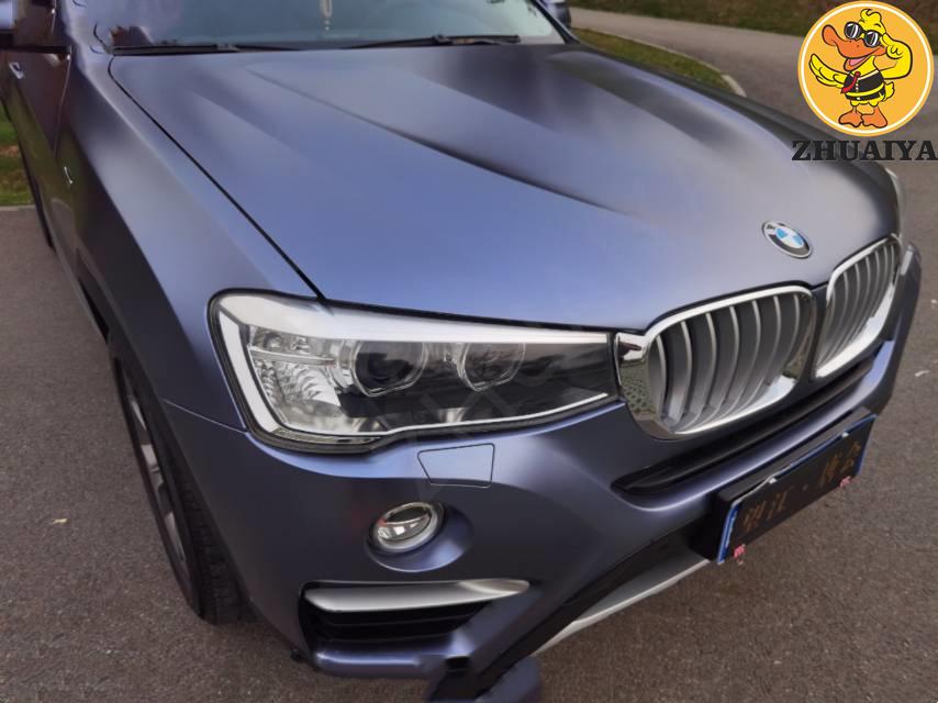 Yellow Electro-optical Metal Vinyl Wrap For Car Wrapping Covering Foil Air Bubble Free Low Tack Glue1.52*17M/Roll 5x56ft