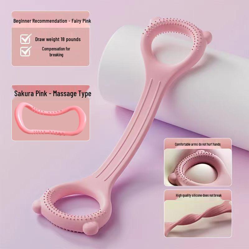 Фитнес-лента-восьмерка: Женский эспандер для груди и спины, эластичная лента для йоги