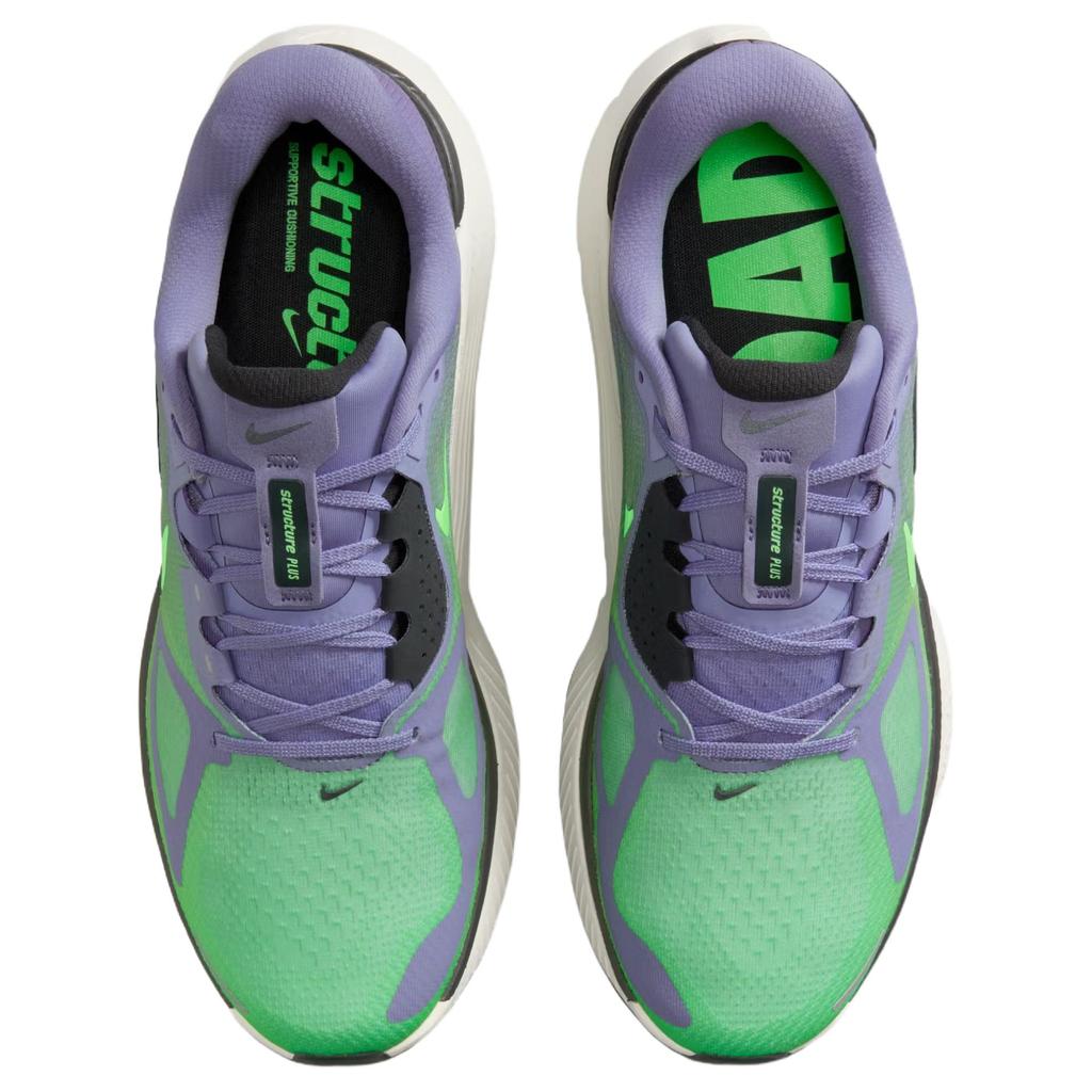Nike Structure Running Shoes Unisex Purple Green HQ3048-501