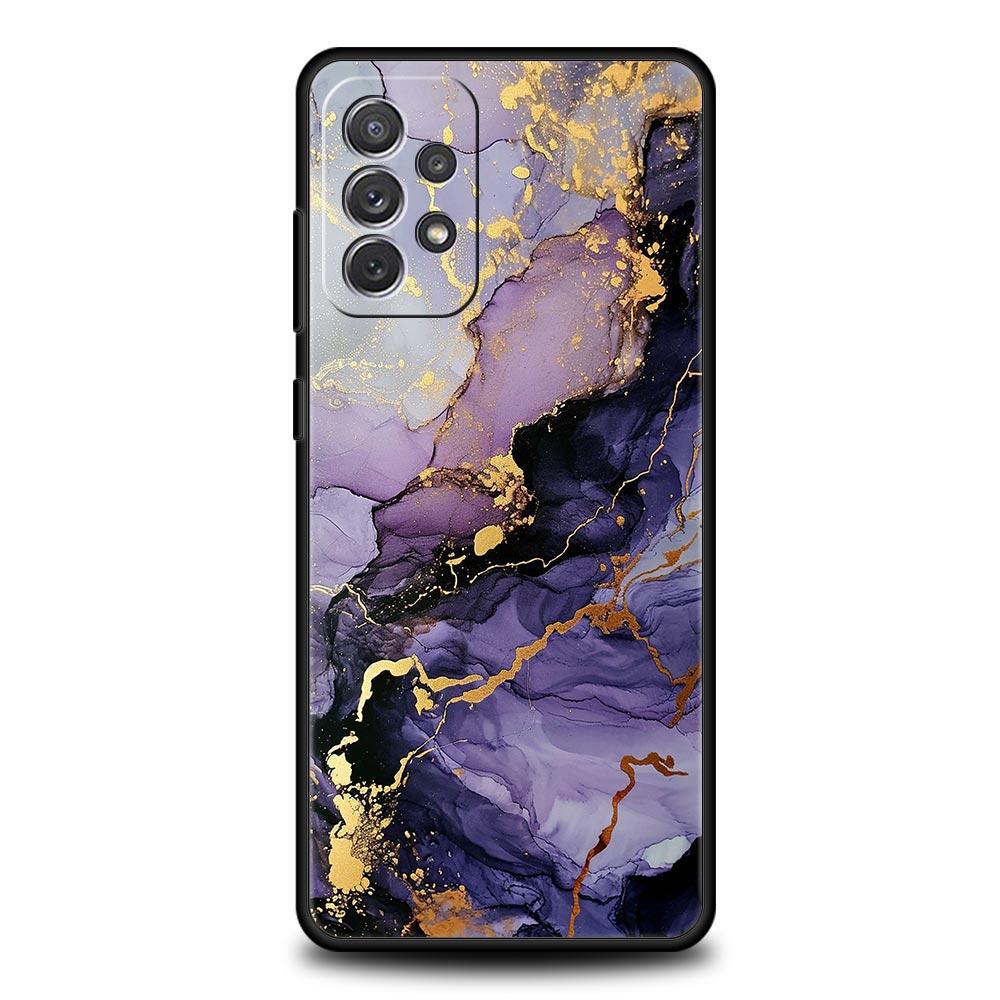 Акварельный мраморный чехол для телефона Samsung Galaxy A15 A13 A51 A71 A41 A31 A21S A03S A05 A35 A32 A55 A23 A25 A33 A53 A73 5G