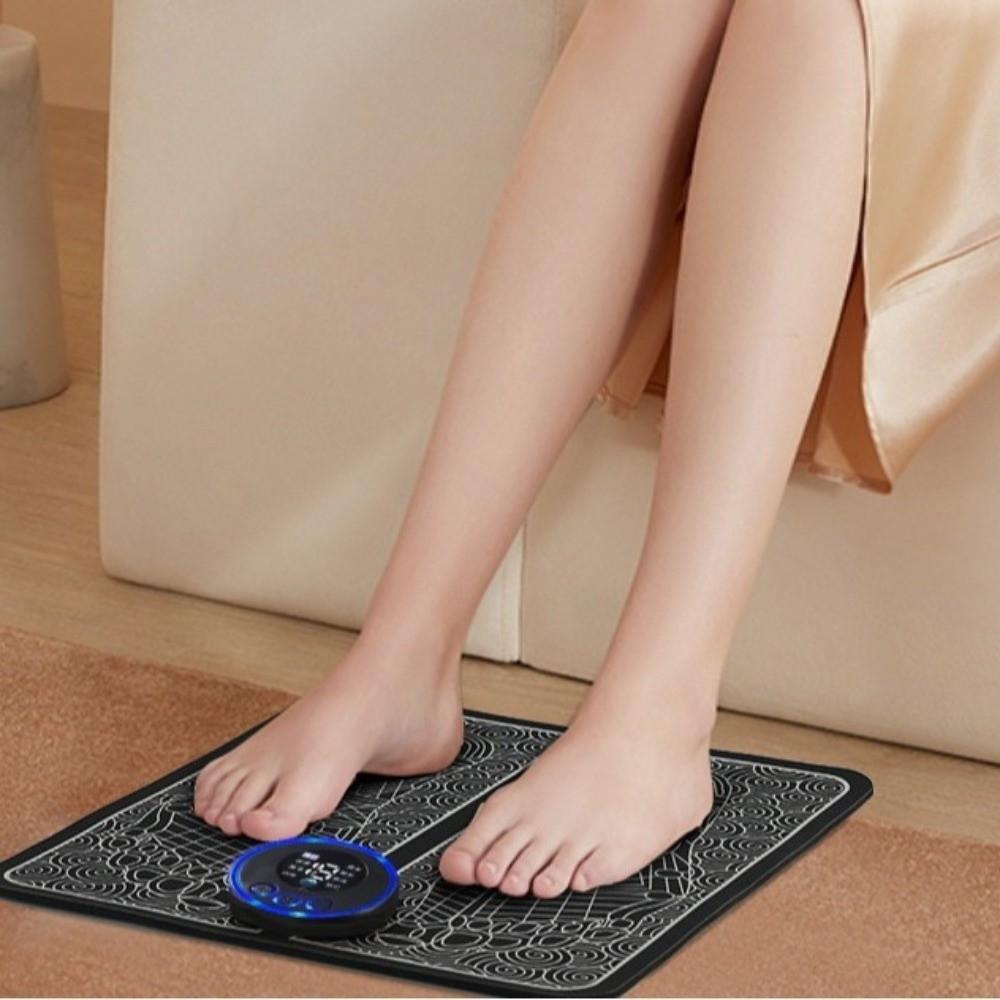 Portable Foot Massager Pad 8 Modes Foot Massage Mat Electric Foot Massager Fitness Activity