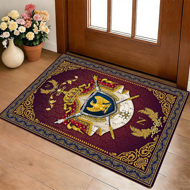 Royal Crest Living Room Nonslip Area Rug Soft Carpet For Bedroom Game Playroom Sofa Office Home Decor Doormat Christmas Gift C9261896