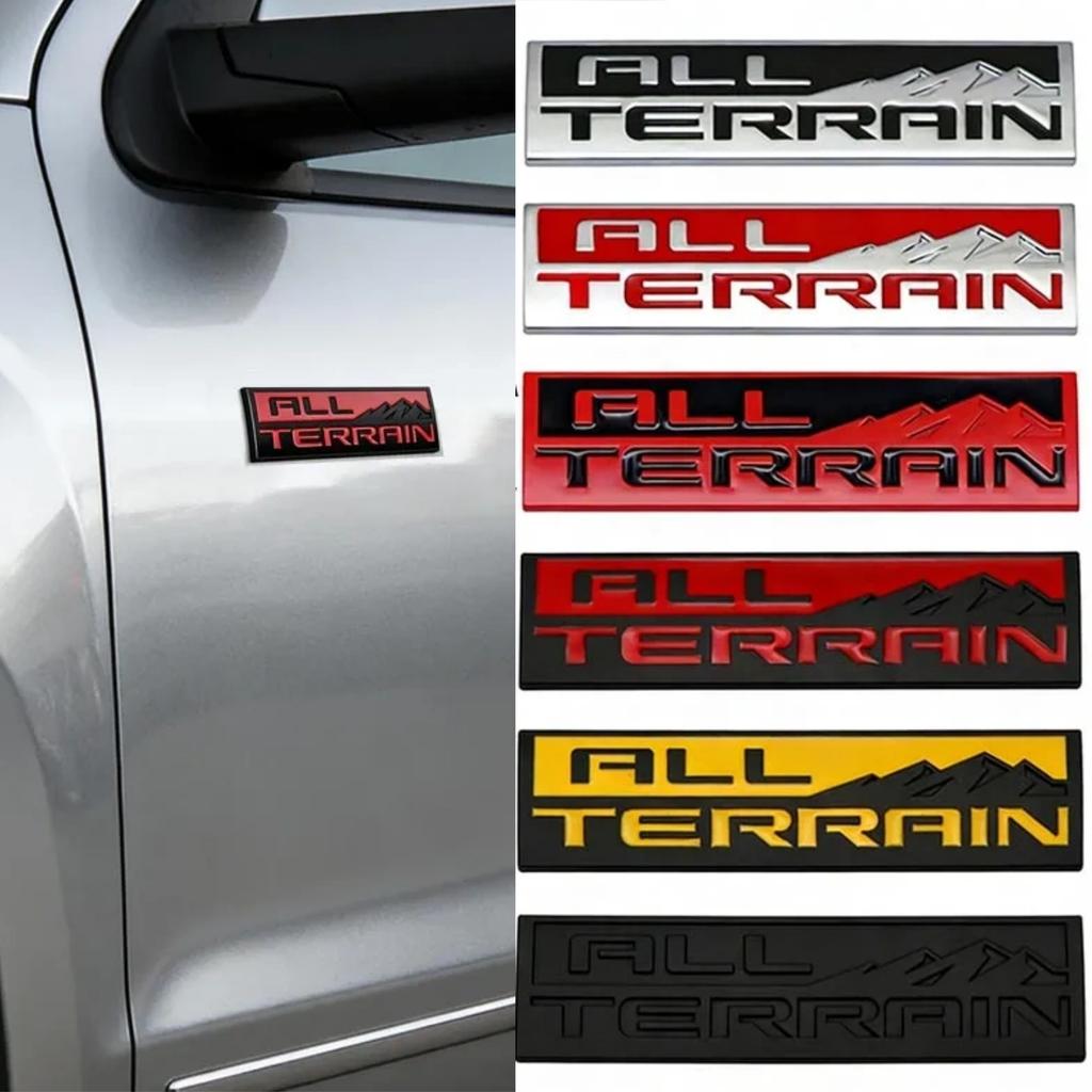 Car Metal Badge Sticker Emblem Body Decor Decals