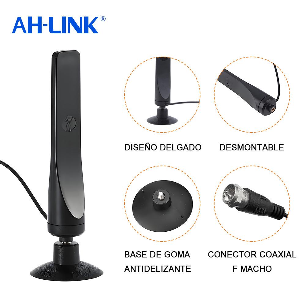Высококачественная комнатная цифровая антенна DVB-T2 HDTV с присоской
