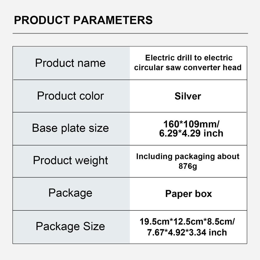 Electric Drill to Angle Grinder
