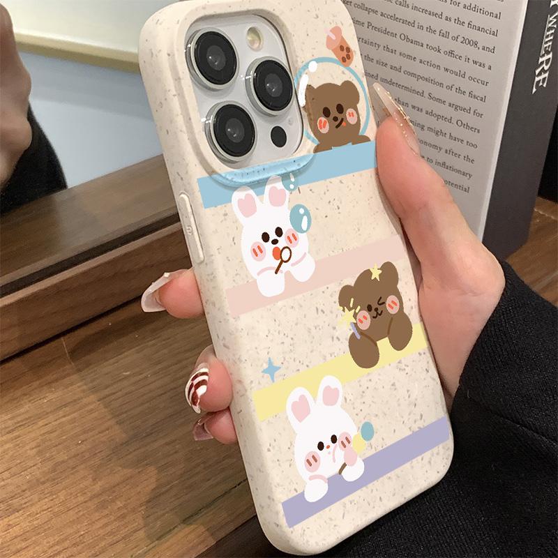 Mobile Phone Cases for iPhone 11 13 XR 15 Pro Max 12 14 Pro Max Case iPhone 16 7 Plus 8 Plus XS Max Degradable and Environmentally Friendly