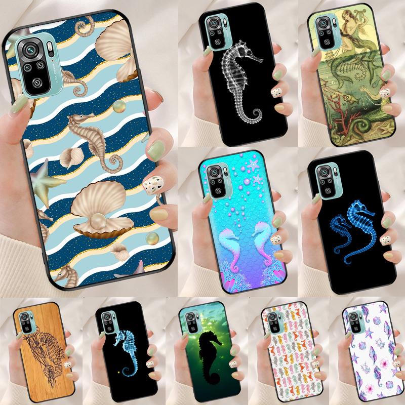 Starfish Seahorse Pattern Cover For Xiaomi Redmi Note 14 13 Pro 12 11 9 10 9S 10S 11S 12S Redmi 14C 10C 12C 13C Case