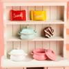 Kitchen Cooking Toys With Pot Cover Mini Cookware Dollhouse Accessories Miniature Soup Pot