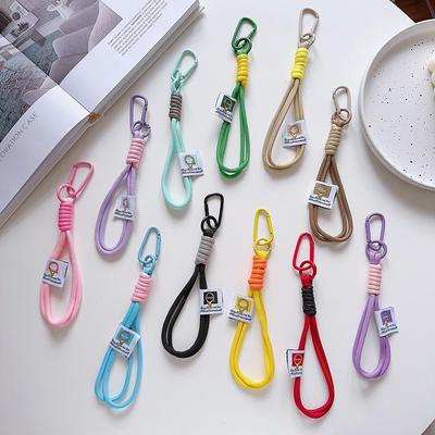 Брелок для ключей из двойной веревки из нейлона для альпинизма, подвеска в виде сумки для мобильного телефона для пары.