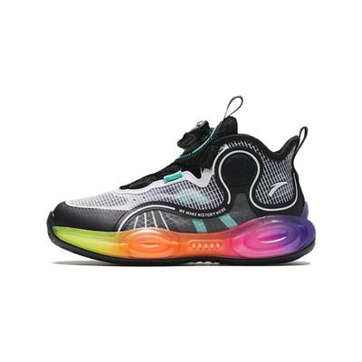 Баскетбольные кроссовки Kids Irregular 3.0 Fabric Amporting Non-Slip Wear-Stick с низким верхом Детские баскетбольные кроссовки Grey 312339956-6