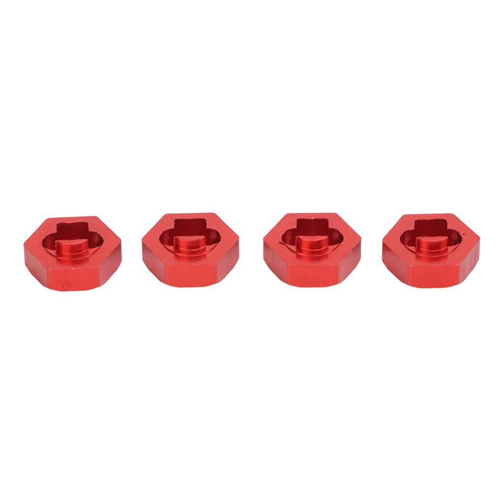 4PCS Wheel Hex Hub Adapter Aluminum Alloy Wheel Hex Coupler for LaTrax Teton 1Celsius18 RC Truck