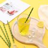 25pcs Eco-Friendly Decoration Cocktail Drink Drinking Tubes Bamboo Straws Party Supplies Paper Tubes