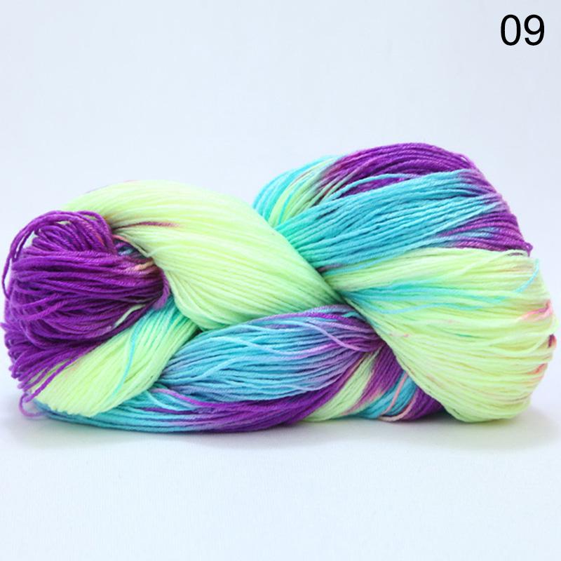 1Roll DIY Yarn Multicolor Knitting Wool Hand Crocheted Cotton Wool Yarn Baby Scarf Soft Warm