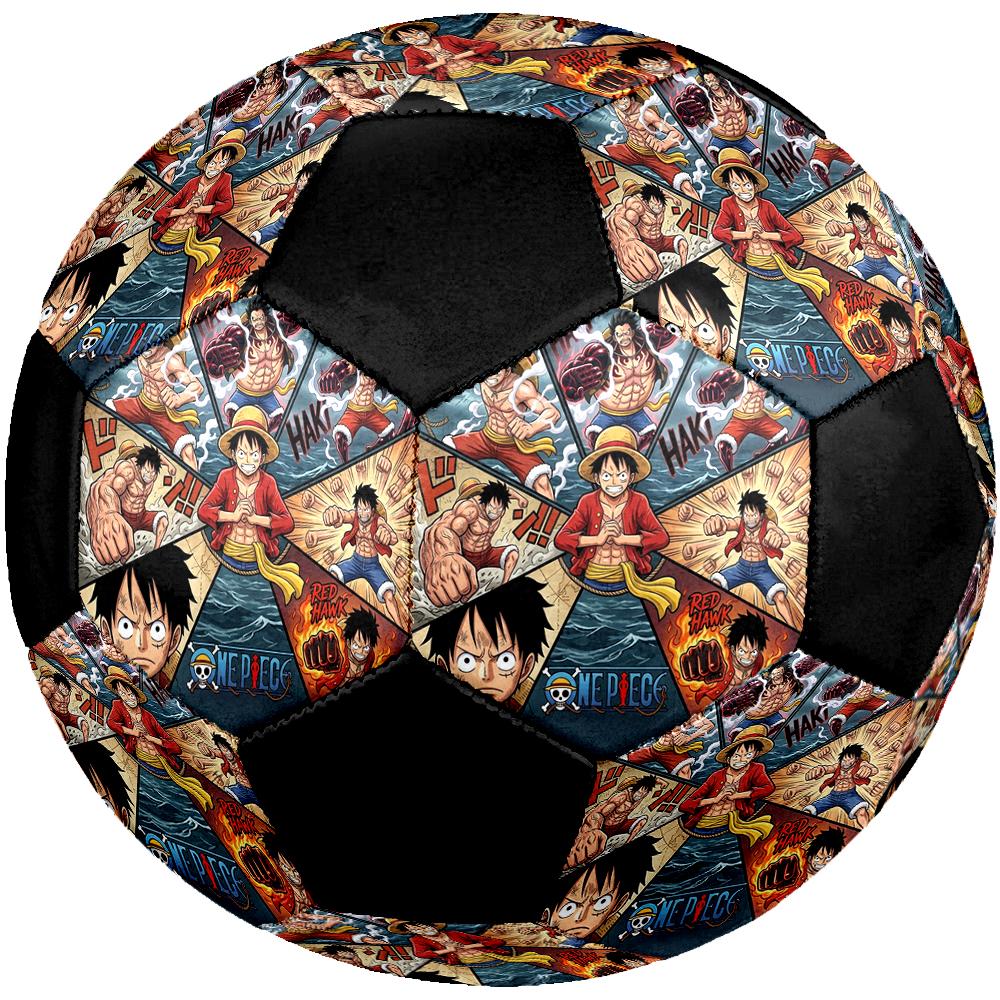 1pc One Piece Football Soccer Ball Size 5 Indoor Soccer Ball Fashion Colorful Backyard Game -Great For Sports Fans Gift HE72