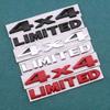 Car Front Rear LIMITED 4X4 Logo Auto Grille Emblem Sticker Accessories For Jeep Renegade Compass Grand Cherokee Wrangler Rubicon AMT1