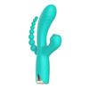 Triple Stimulation Vibrator Usb Turquoise Snappy Bunny Ws Nv062 Ctur