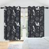 Набор из 2 штор с рисунком на тему космоса Звезды Мультяшный Астрономический дизайн Декор детской комнаты Спальни Гостиной Занавески Затеняющие Полиэстер Идеальные
