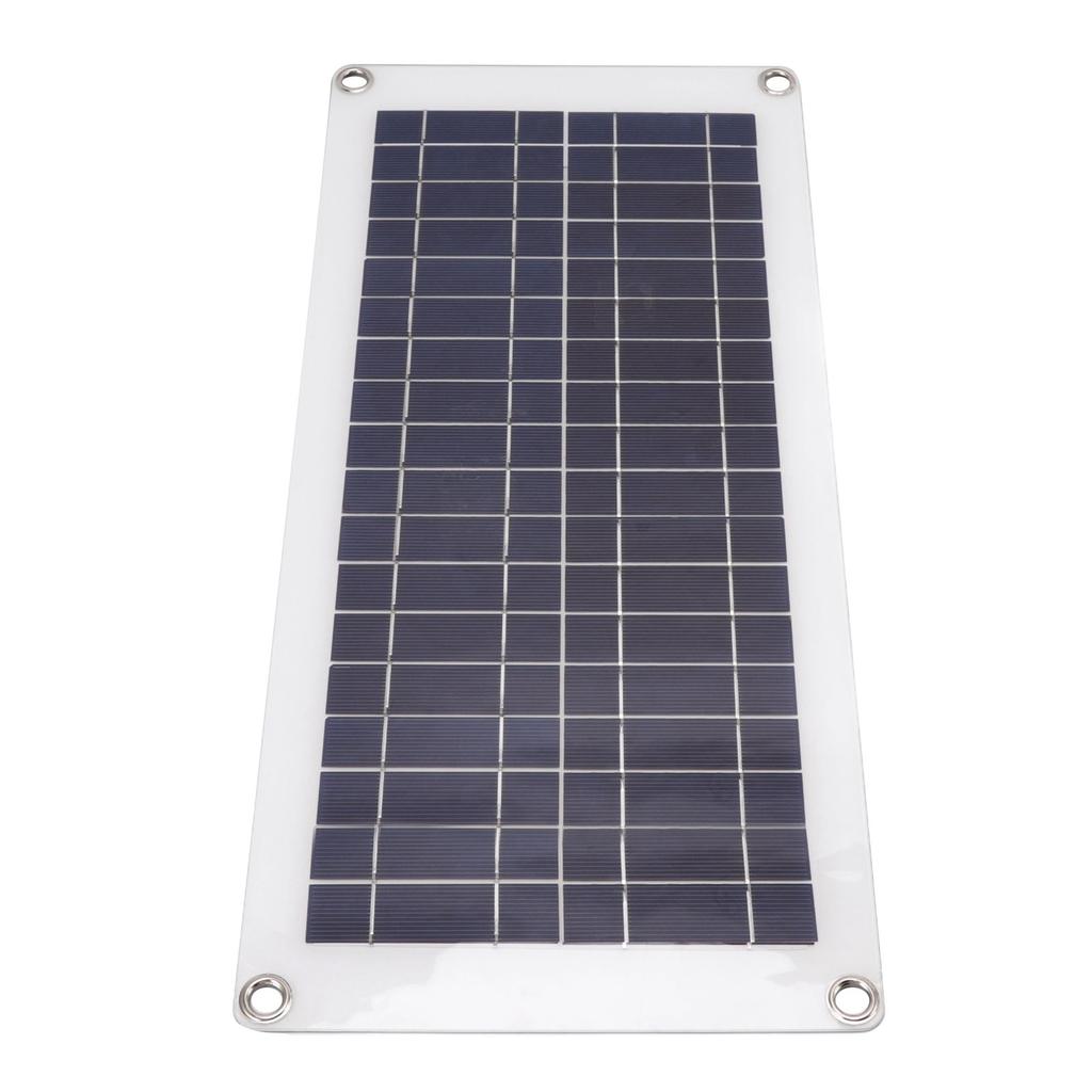Solar Panel Lightweight Thin Waterproof Portable Flexible Solar Panel with 2 USB Output for Car Home Ship
