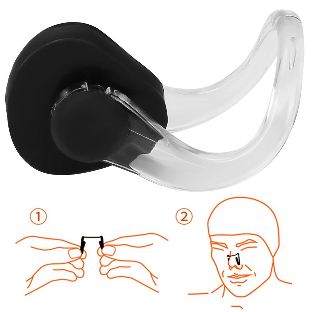 Тренировочный зажим для носа, водонепроницаемый зажим для носа без запаха, взрослые для детей
