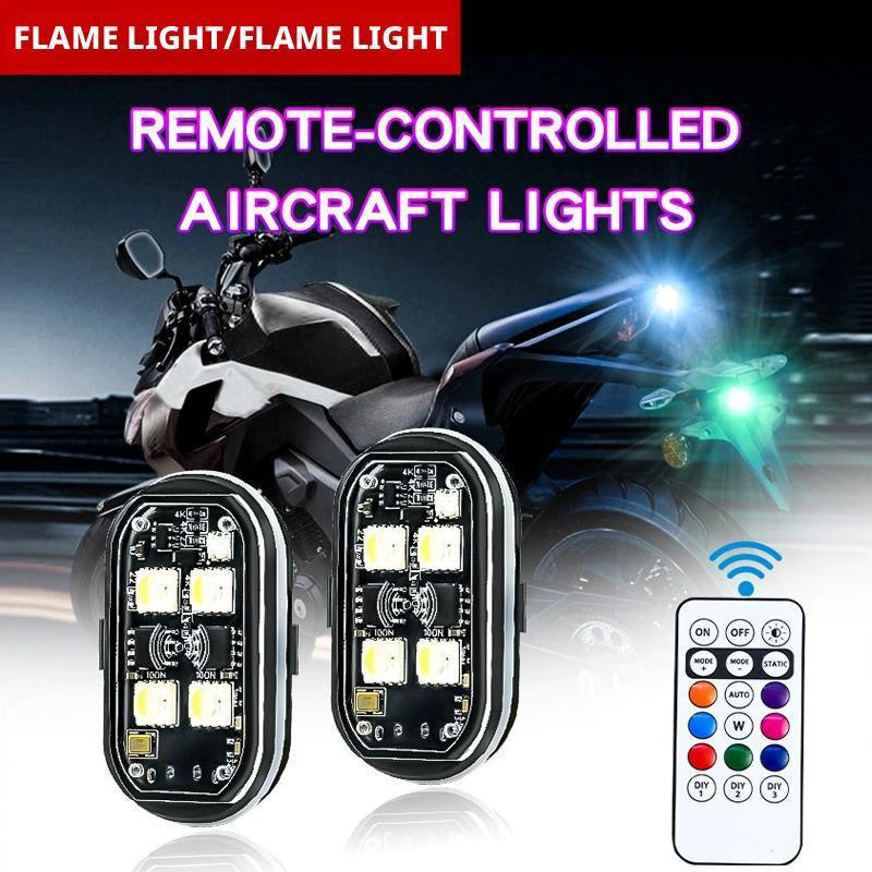 Universal Colorful Flashing Warning Light For Cars And Motorcycles Drone Pilot Light Rechargeable Wireless Car Flashing Lig Y9I3