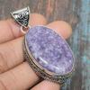 Wonderful Lepidolite Stone Gemstone Handmade Solid 925 Sterling Silver Jewelry Pendant
