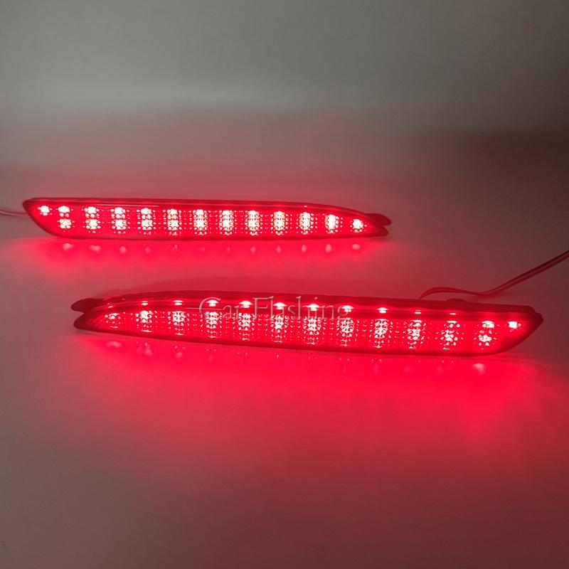 LED Rear Bumper Reflector Lamp Reversing Backup Brake Stop Light For Mazda 3 Mazda speed 3 Axela 2010 2011 2012 2013