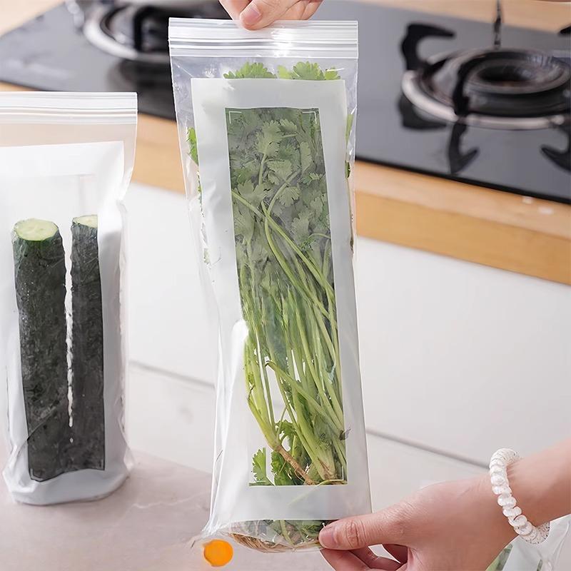 Long Sealed Fresh-keeping BagsTight Bags Kitchen RefrigeratorFreezerRefrigerated and Self-sealing Bags