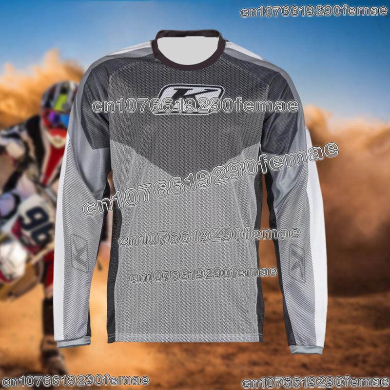 Classic Klim Off Road Riding Shirt Motorcycle Mountain Bike Sportswear Breathable Sweat Wicking Outdoor Training Top