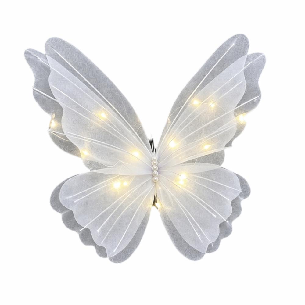 50CM Butterfly Strip Light Silk Material Luminous Decoration Sparkling Yarn Flower Spring Party