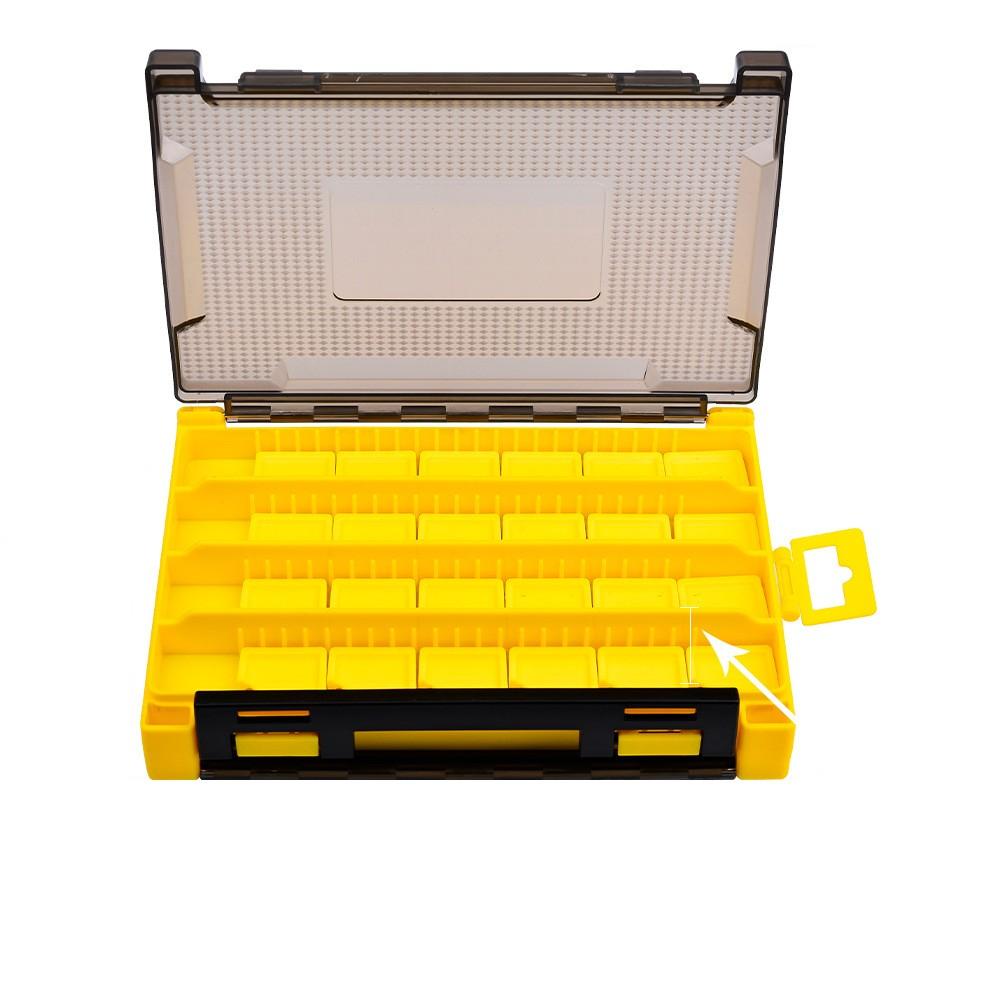 Коробка для двойной приманки, двусторонняя коробка для рыболовных снастей, коробка для хранения аксессуаров для наживки, пластиковая коробка для приманки-карандаша Mino