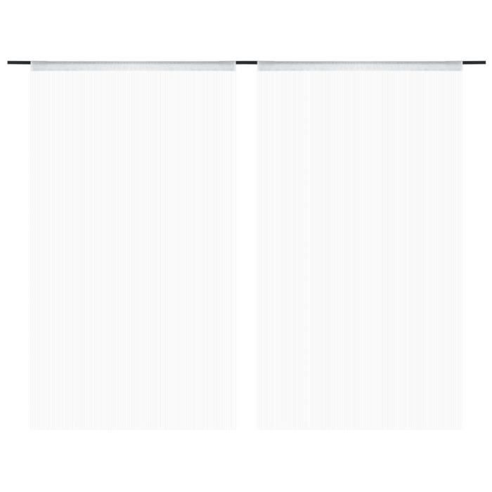VidaXL String Curtain 2 Pcs 100 X 250 Cm White