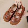 Новые туфли на плоской подошве из коровьей кожи для женщин, удобные туфли Мэри Джейн на плоской подошве, женские роскошные мокасины ed высшего качества для езды на мотоцикле
