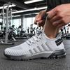 Sports Men's Shoes Summer New Large Size Fly-woven Breathable Mesh Shoes Men's Non-slip and Wear-resistant Casual Running Shoes Men