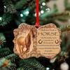 Horse Christmas Ornament 2D Acrylic Horse Xmas Tree Hanging Ornament Horse Keepsake Home Decoration for Horse Lovers