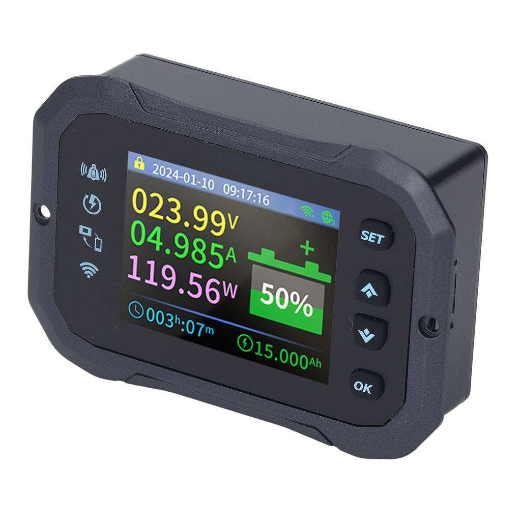 Кулонометр для автофургона, Wi-Fi, пульт дистанционного управления, емкость аккумулятора, вольтметр 10-100 В 100 А