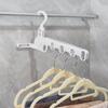 Portable Foldable Travel Hanger Folding Clothes Drying Rack Travel Hangers Hanging Rack with 5 Holes for Hotel Camping Travel