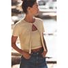 Zbzr Spring New Women Clothes Western Style Fashion Sequin Round Neck Short Sleeve Knitted Outerwear Sling 9598192