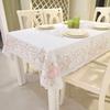 European Style PVC Gilded Table Mat Waterproof Scald Resistant Rectangular Dining Table Cloth Unwashed Plastic Coffee Table Case