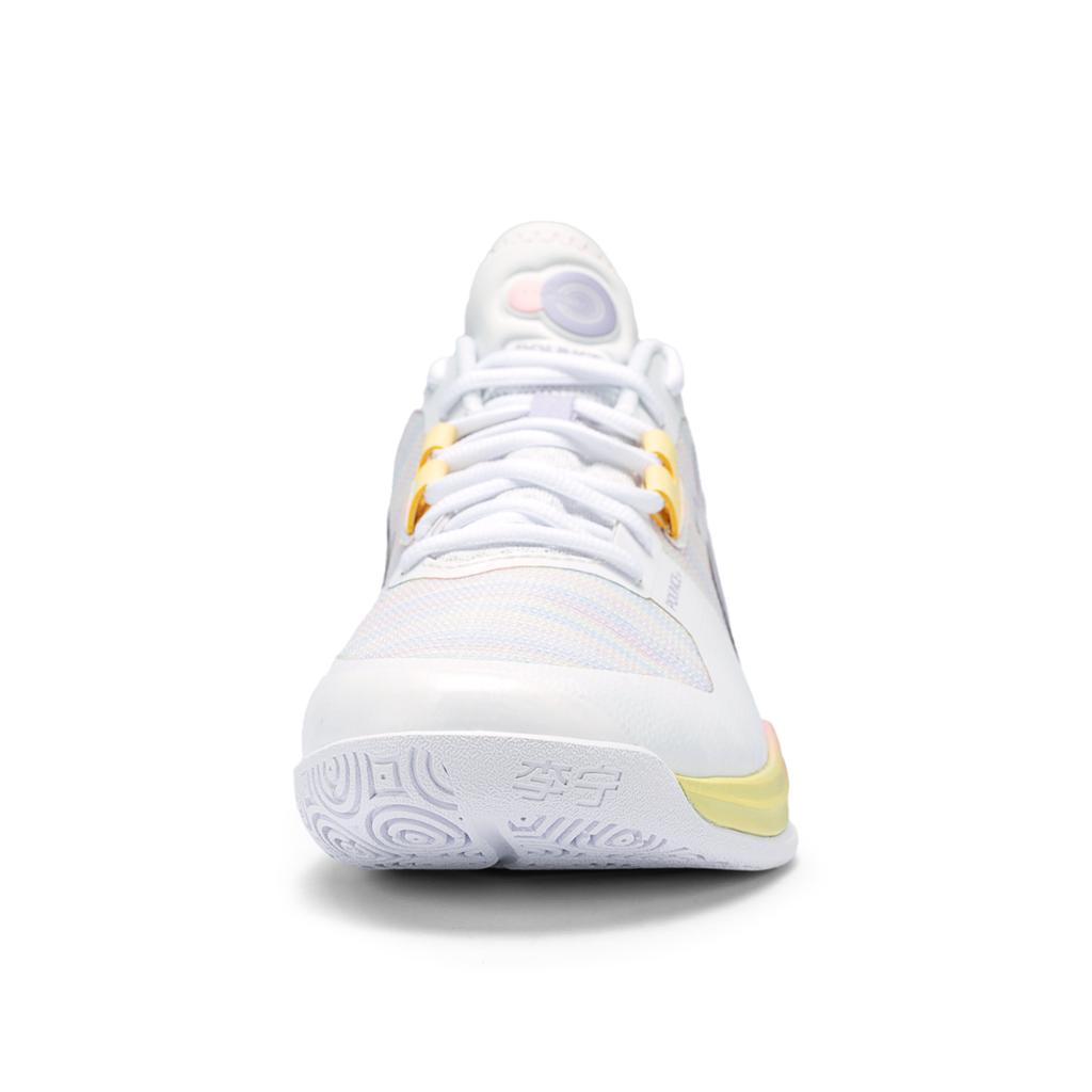 Li Ning Hunting II Амортизация Поддержка Отскок Низкие Бадминтонные Кроссовки Унисекс Стандартные Белые AYTV013-1